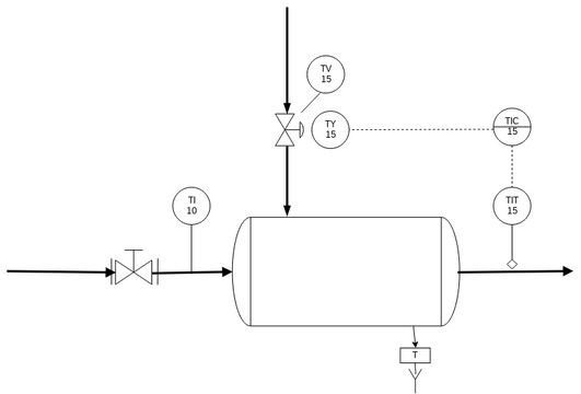 Simple P&id Diagram 